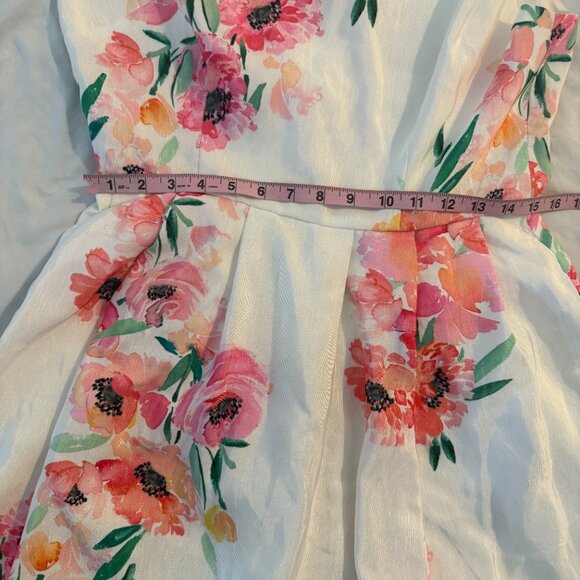 Modcloth Spring Floral Soft Pink Sleeveless Dress Large - Picture 5 of 7